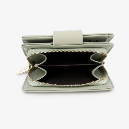 Multifunctional Solid Color PU Ladies Wallet