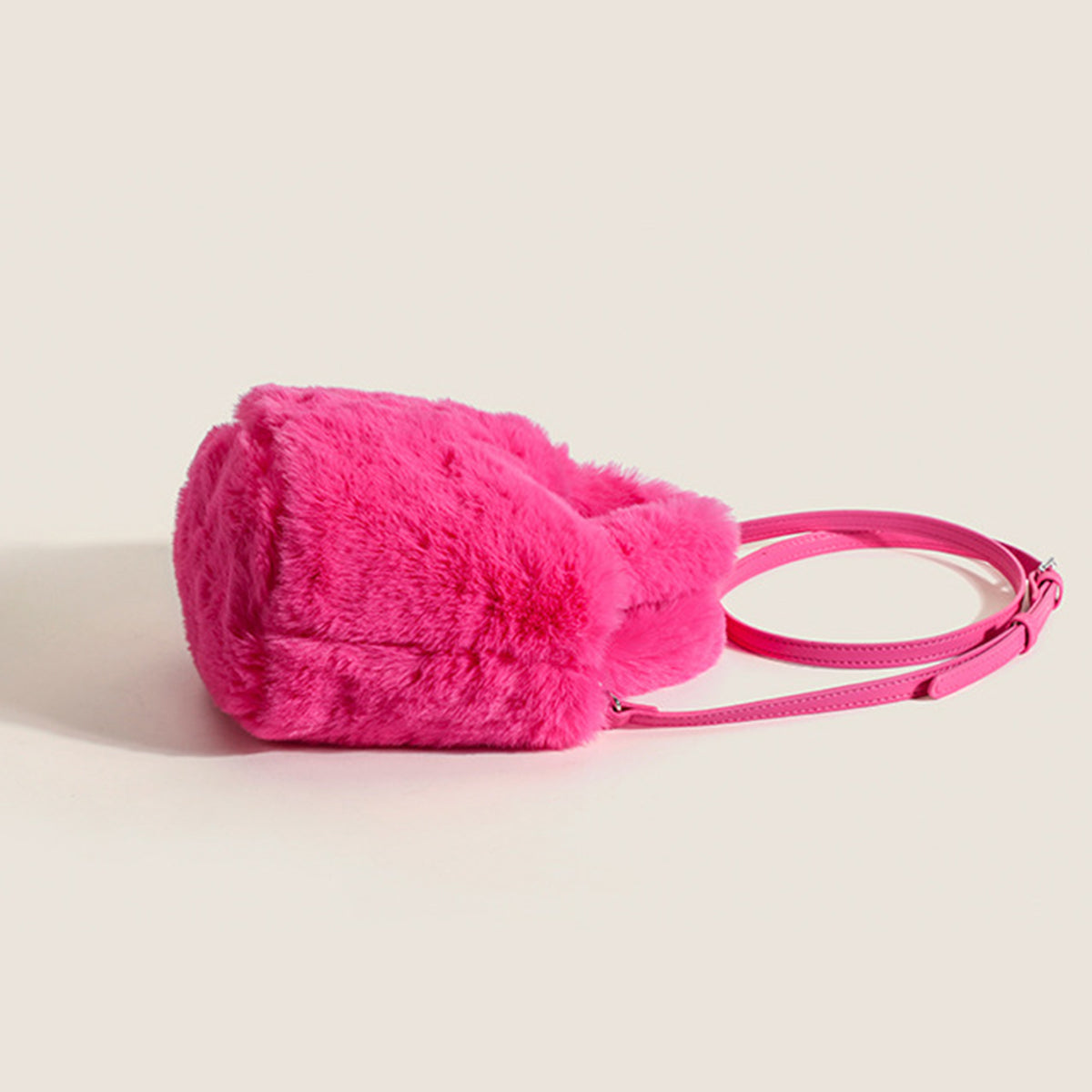 Plush Bag Rose Red Nonster Ornaments Plush Bucket Bag