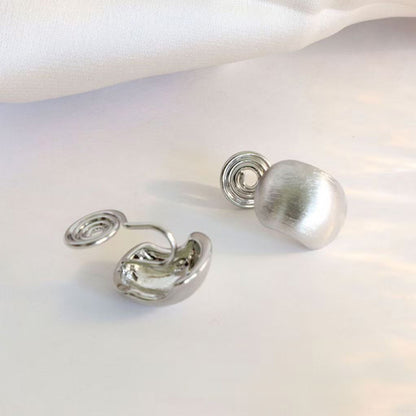 Silver Earrings Niche High-End Luxury Earrings