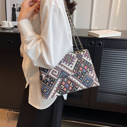 Single Shoulder Underarm Bag Casual Small Square Bag