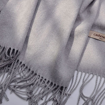 Solid Color Imitation Cashmere Scarf for Women Solid Color Scarf