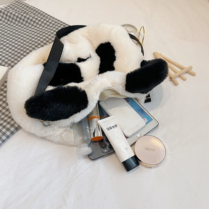Plush Panda Shoulder Bag Cute Crossbody Bag