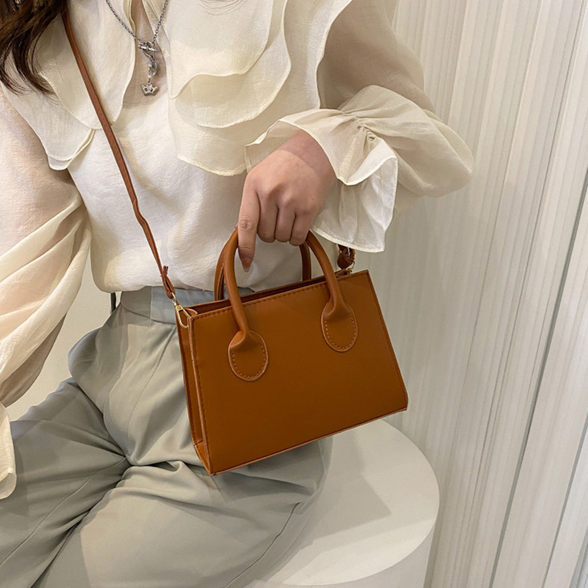 Retro Messenger Bag Casual Fashion Handbag Small Square Bag