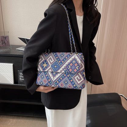 Single Shoulder Underarm Bag Casual Small Square Bag