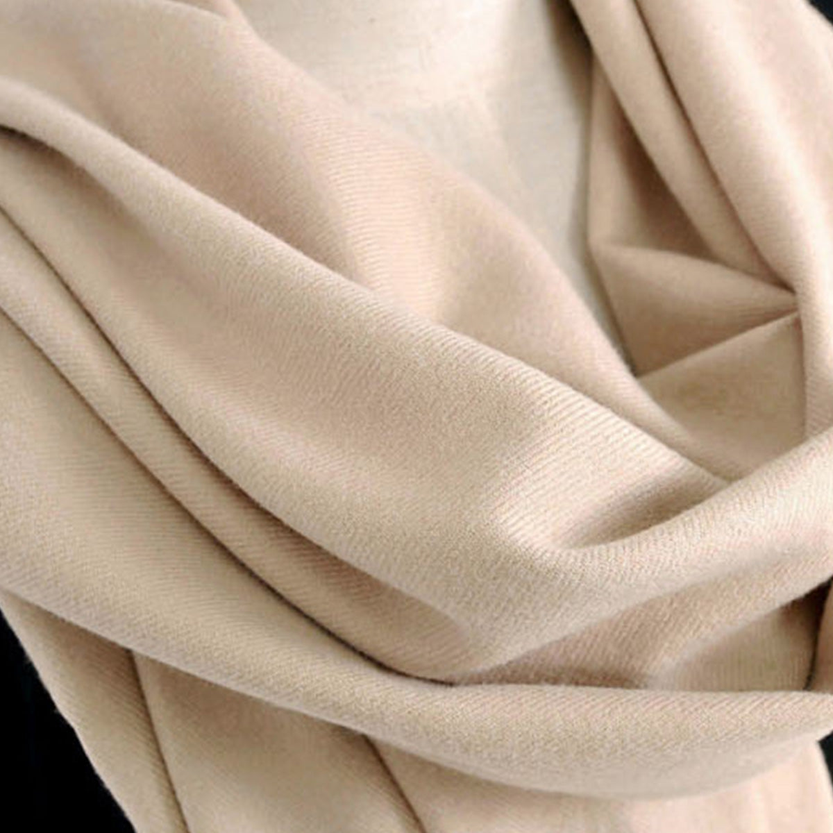 Solid Color Imitation Cashmere Scarf for Women Solid Color Scarf