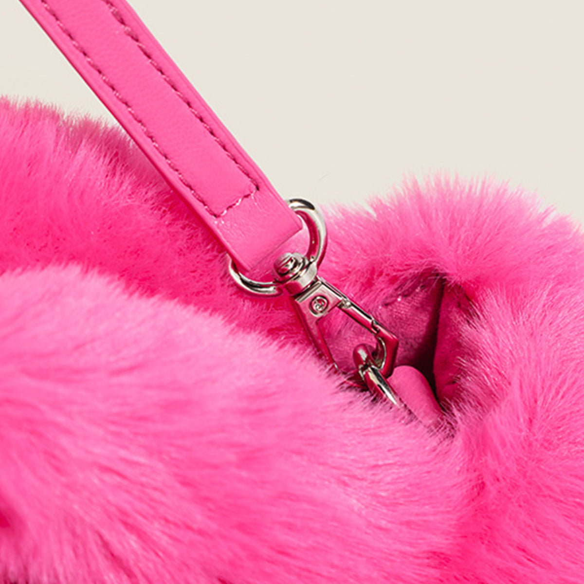Plush Bag Rose Red Nonster Ornaments Plush Bucket Bag