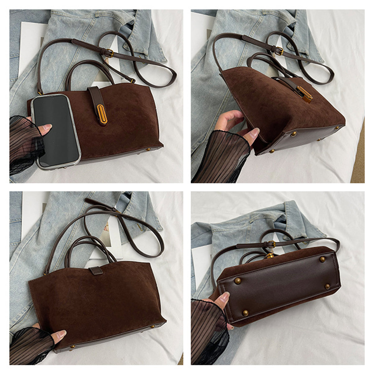 Large Capacity Women Commuter Tote Bag