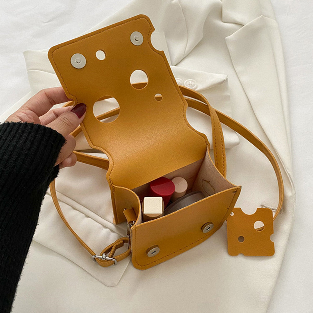 Women Cheese Bag Shoulder Crossbody Bag