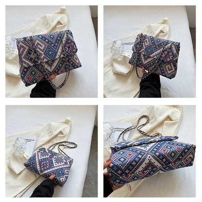 Single Shoulder Underarm Bag Casual Small Square Bag