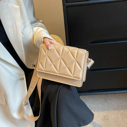 Solid Color Handbags Crossbody Small Square Bags