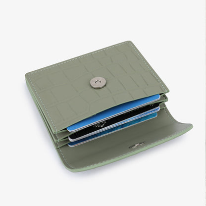 Crocodile Pattern Women Ultra-thin Card Holder