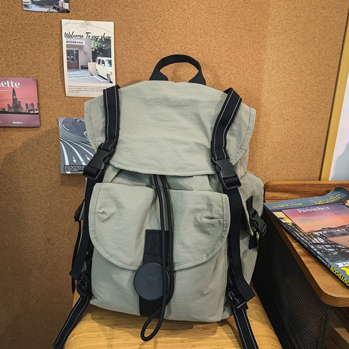 Men Casual Backpack Large Capacity for Camping