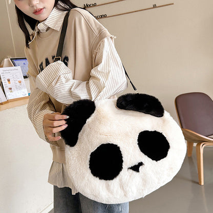 Plush Panda Shoulder Bag Cute Crossbody Bag