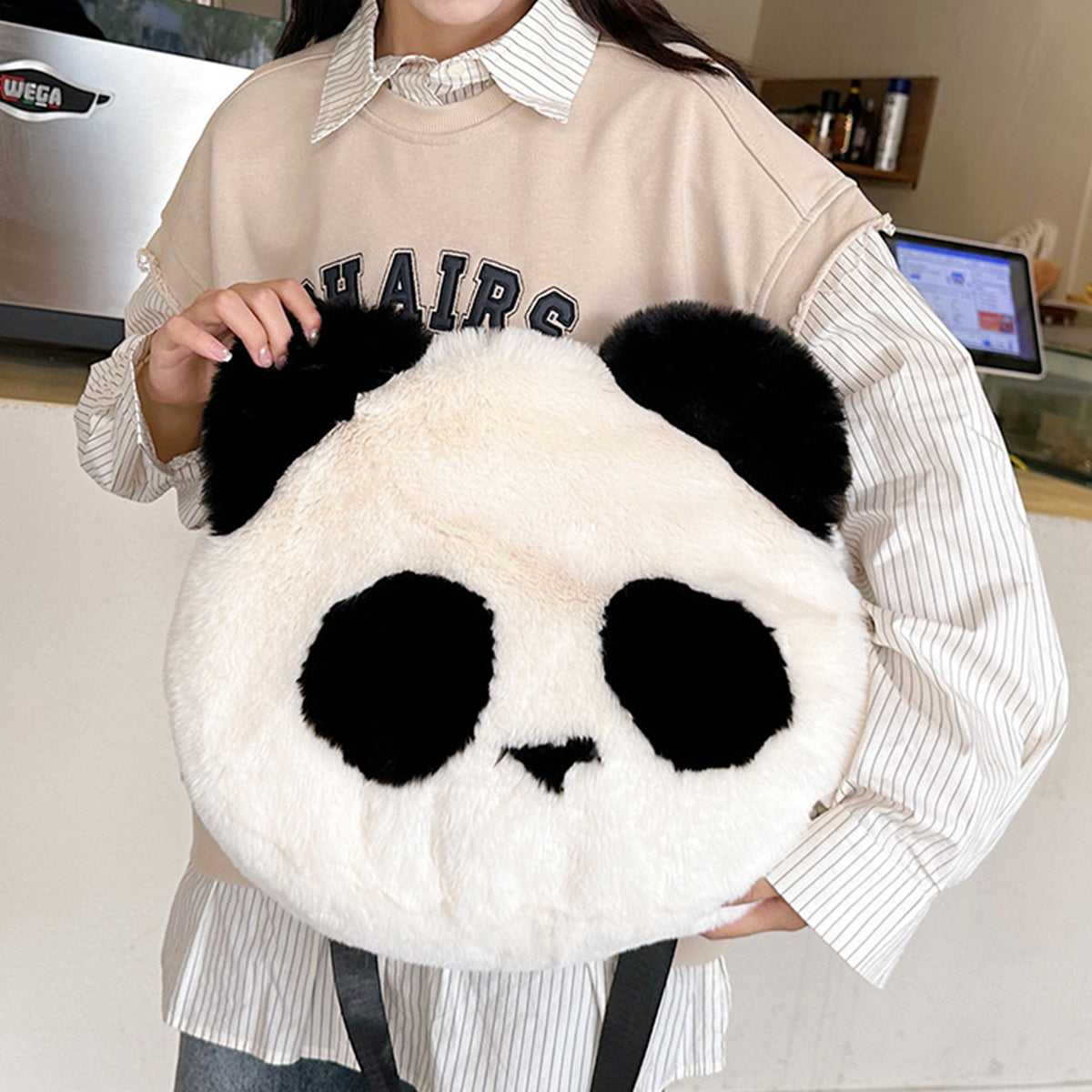 Plush Panda Shoulder Bag Cute Crossbody Bag