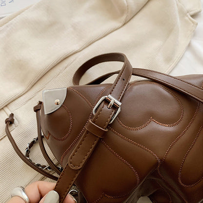 2025 Popular Women's Crossbody Bag  Single Shoulder Bucket Bag