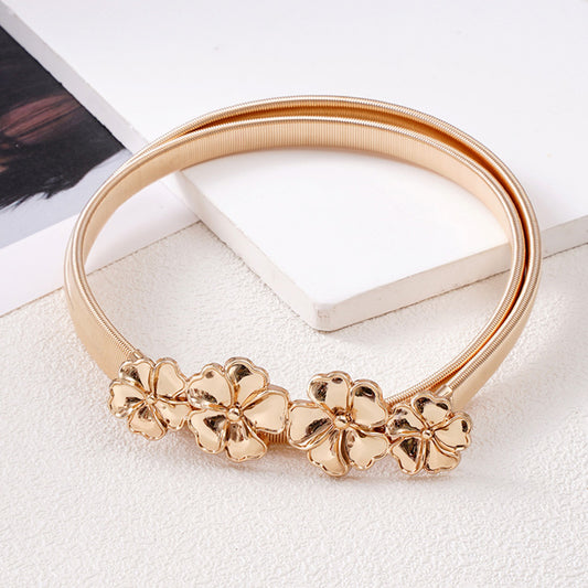 Women's Metal Spring Waist Chain