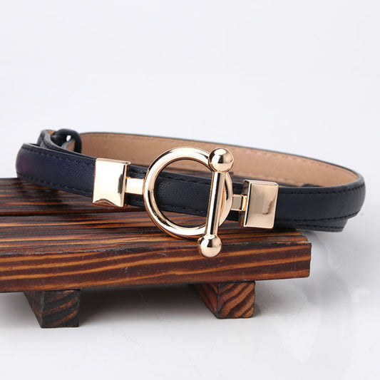Women's Adjustable Leather Decorative Belt