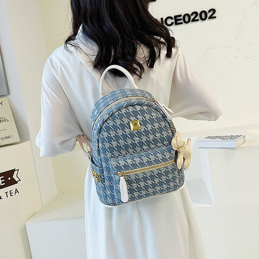 Fashion Niche Backpack Cute Pendant Commuter Backpack