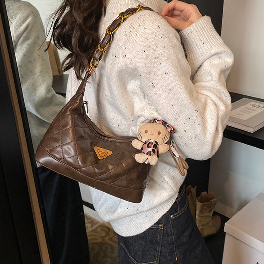 One-Shoulder Crossbody Underarm Chain Bag
