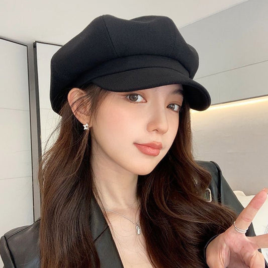 Octagonal Cap Versatile British Hat Beret