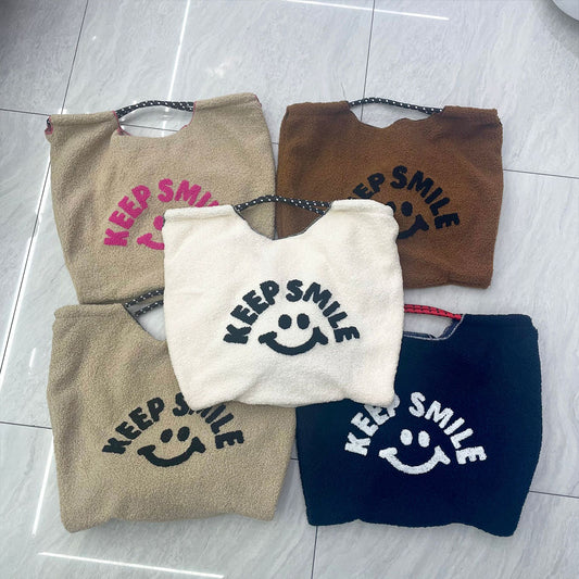 Japanese Cartoon Embroidered Tote Bag