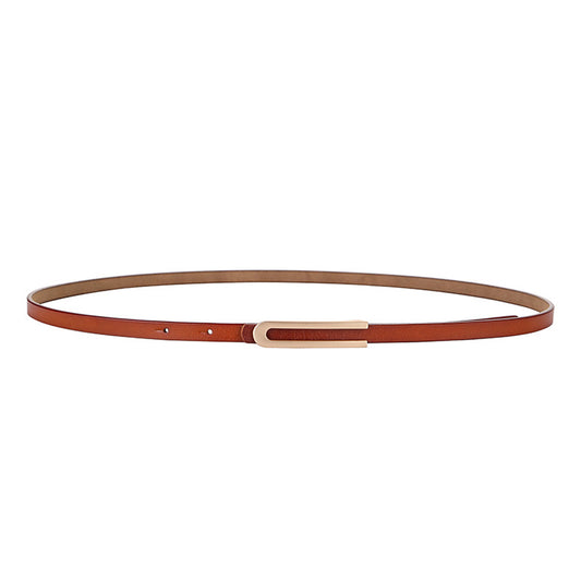 Small Leather Belt for Women's Dress