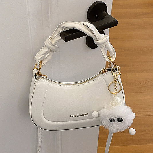 Ladies French Handbags Single Shoulder Saddle Bag