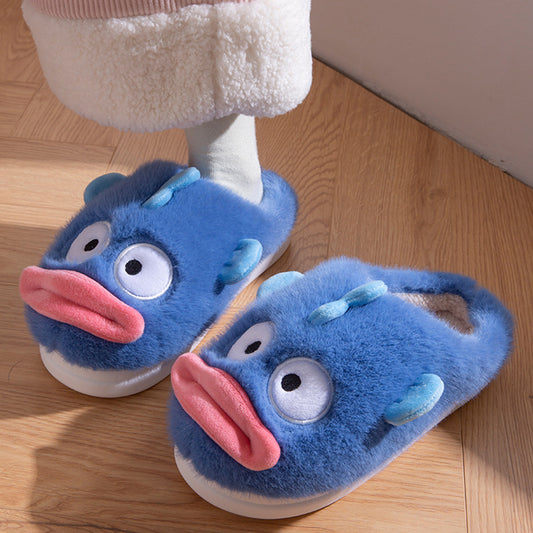 Clownfish Cotton Slippers Winter Cartoon Slippers