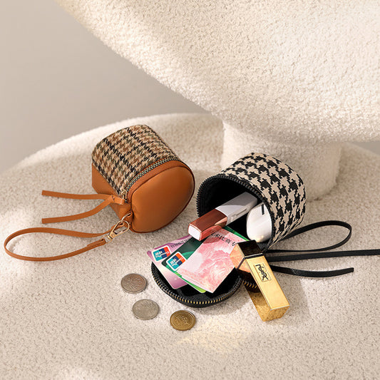 Retro Coin Coin Large-Capacity Zipper Card bag for Women