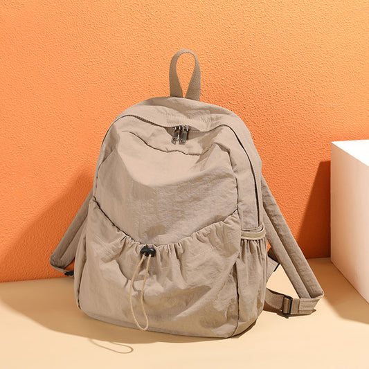 Large Capacity Lightweight Nylon Cloth Backpack