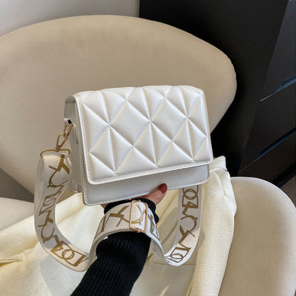 Solid Color Handbags Crossbody Small Square Bags