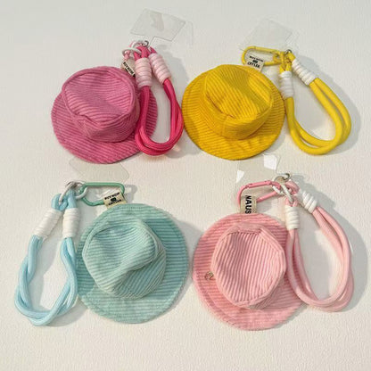 Girl Pink Macaron Fisherman Hat Coin Purse