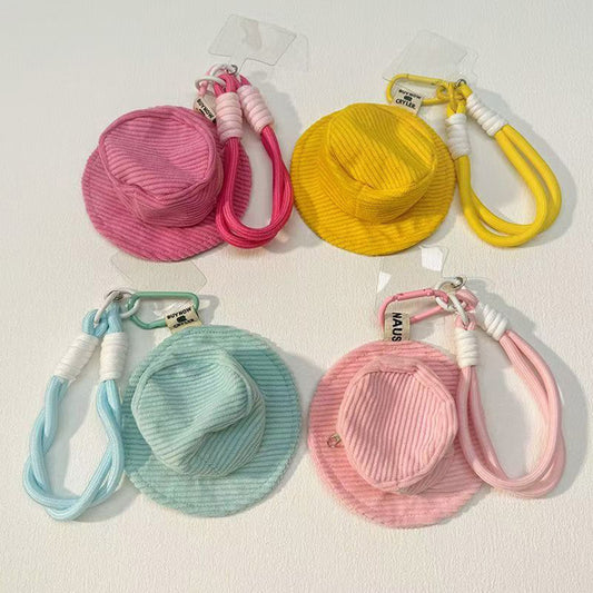 Girl Pink Macaron Fisherman Hat Coin Purse