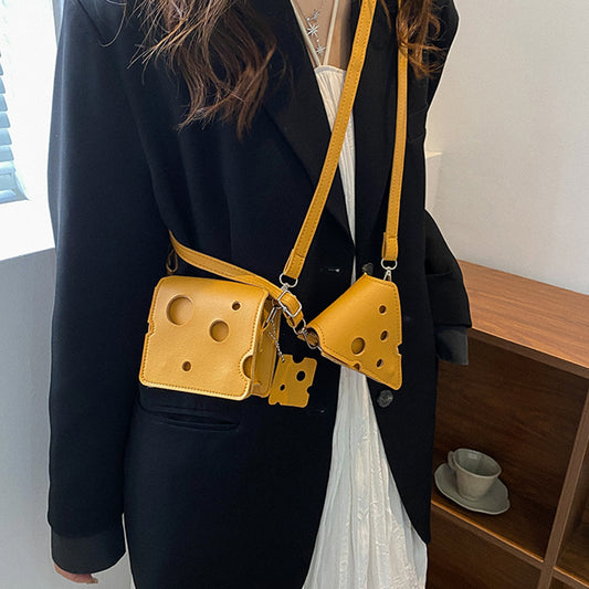 Women Cheese Bag Shoulder Crossbody Bag