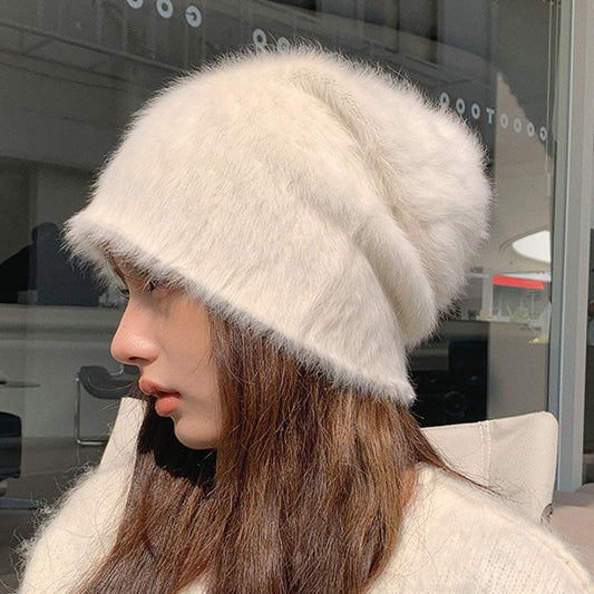 Abbit Fur Hat New Winter Warm Wool Hat