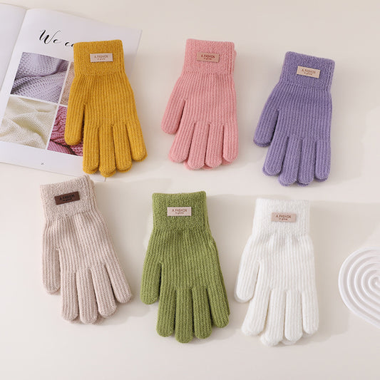 Winter Cycling Warm Plush Touch Screen Gloves