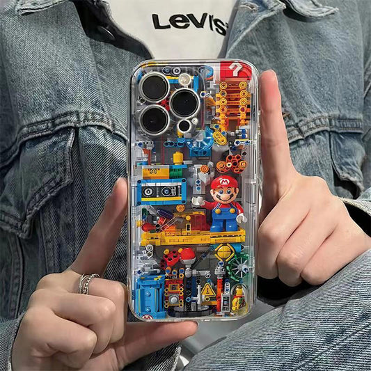 iPhone16  iPhone Block Mario Mobile Phone Case