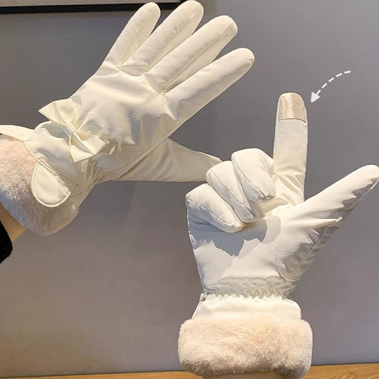 Warm Plush Thick Waterproof Gloves