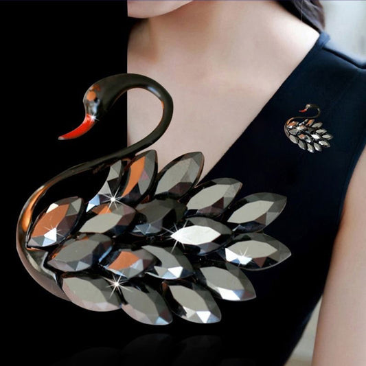 Black Swan High-end Clothing Accessories Brooch