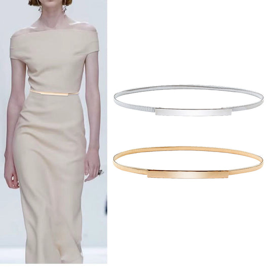 Spring Chain Fashion Korean Style Metal Elastic Waist Chain