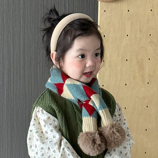 Korean Style Warm Scarf for Boys and Girls