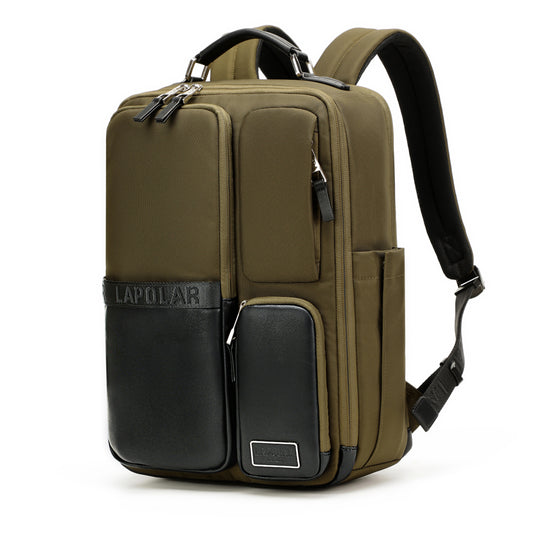 LAPOLAR 15.6 Inch Carry on Backpack, Outdoor Travel Laptop Backpack, Multifunctional Daily Business Computer Backpack Durable Water Backpack