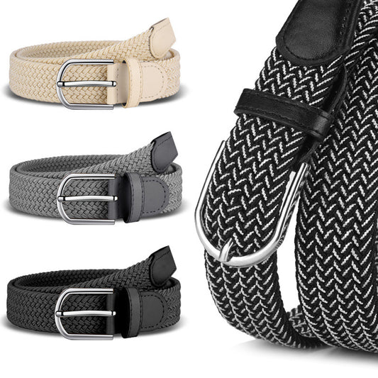 Woven Elastic Casual Men's Belt