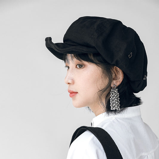 Japanese Style Literary Hat for Women Retro Beret