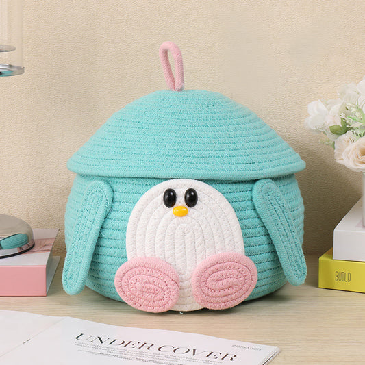 Cotton Rope Woven Storage Basket Storage Box