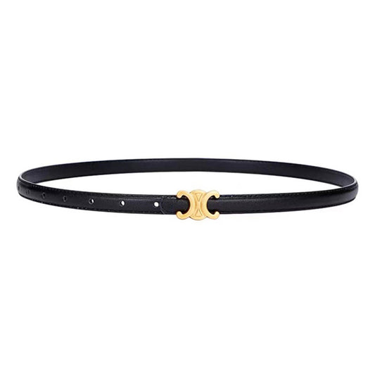 Women's Double C Smooth Buckle Belt