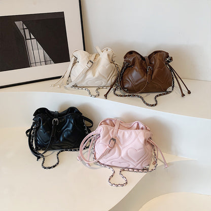 2025 Popular Women's Crossbody Bag  Single Shoulder Bucket Bag