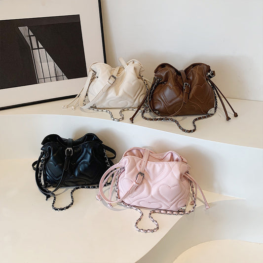 2025 Popular Women's Crossbody Bag  Single Shoulder Bucket Bag