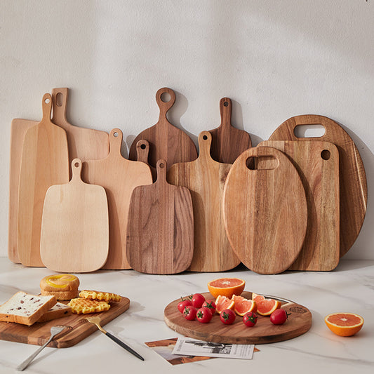 Acacia Wood Portable Cutting Board Fruit Board