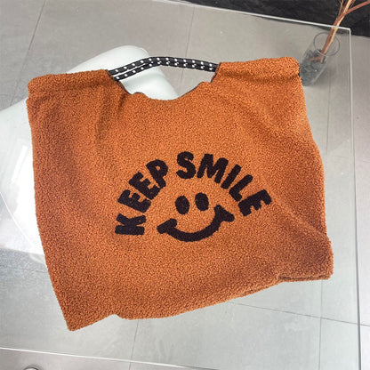 Japanese Cartoon Embroidered Tote Bag